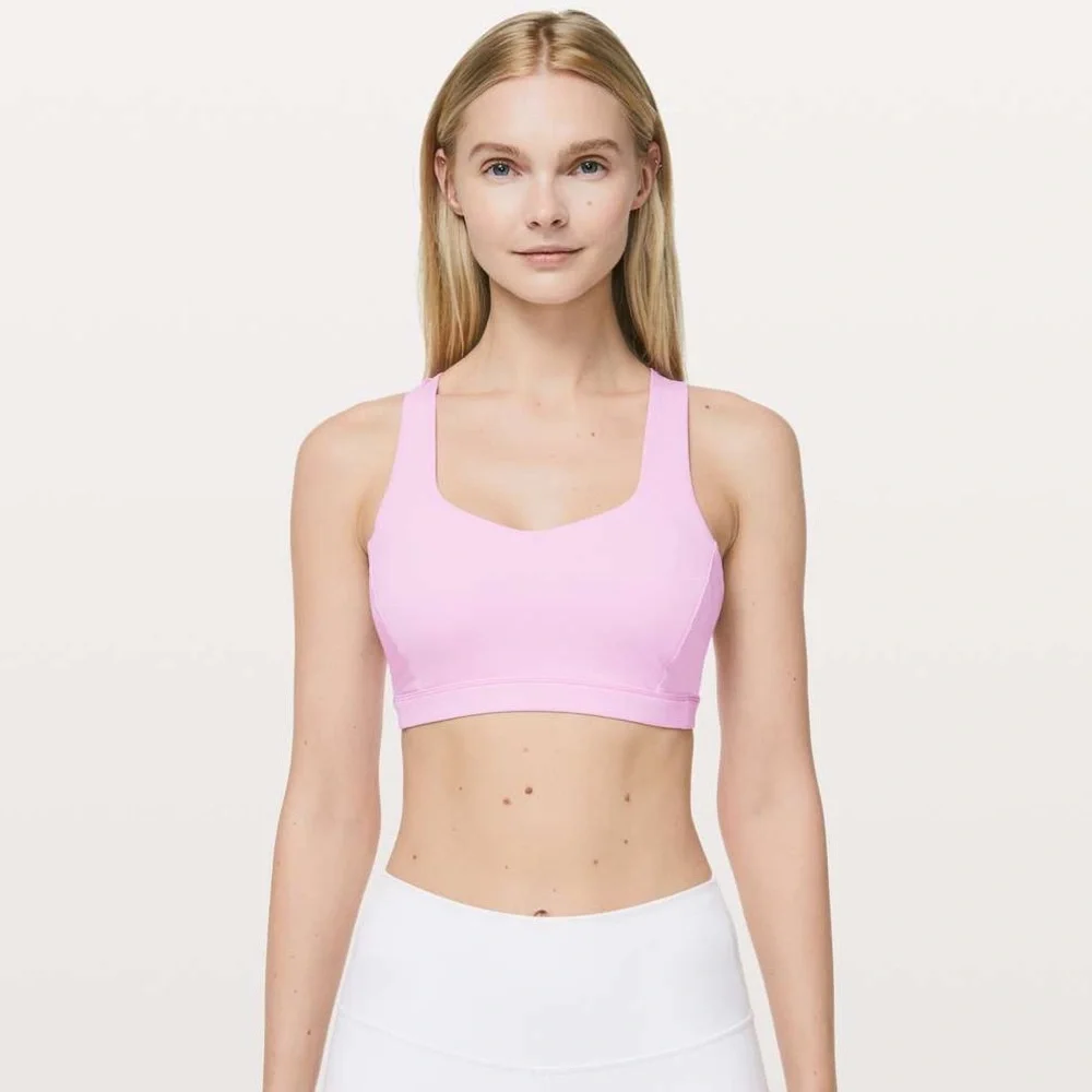Lululemon Free To Be Serene Bra *C/D cup 🌸 Cherry Blossom Pink